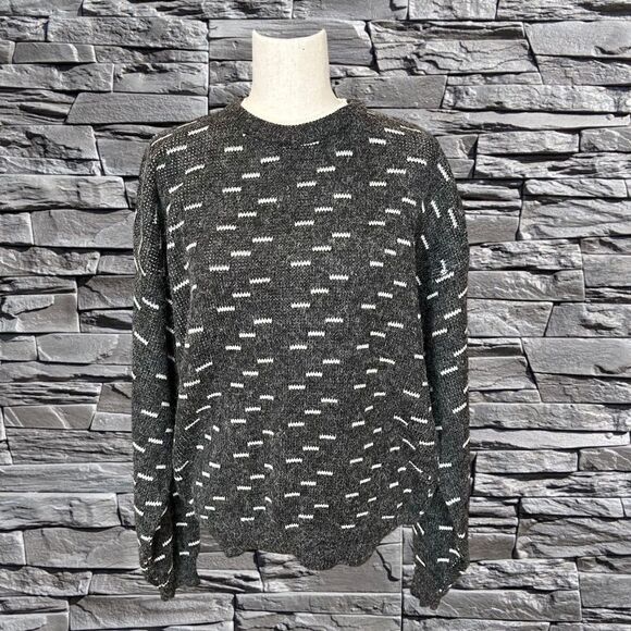 NWT Permit Mens Crew Neck Sweater Charcoal Gray/Ivory Size XL - Picture 11 of 12